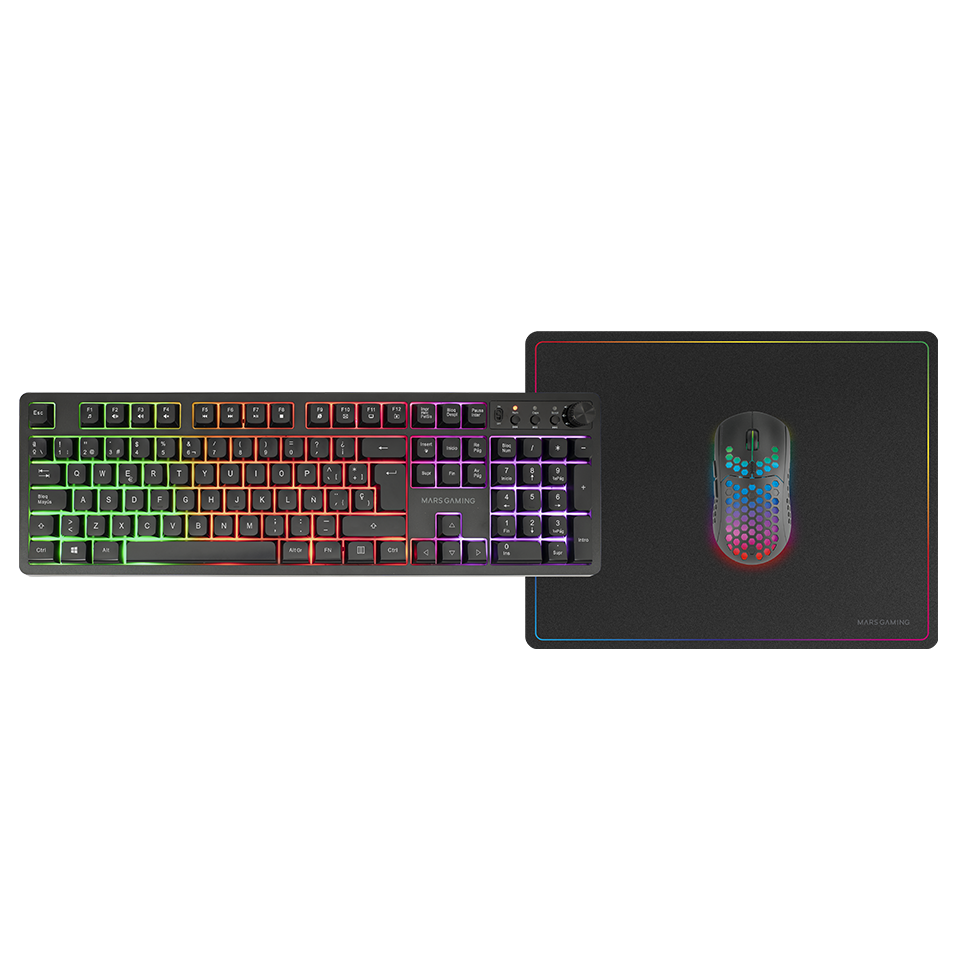 Combo Inalámbrico Gaming 3en1 MCPWX | Mars Gaming