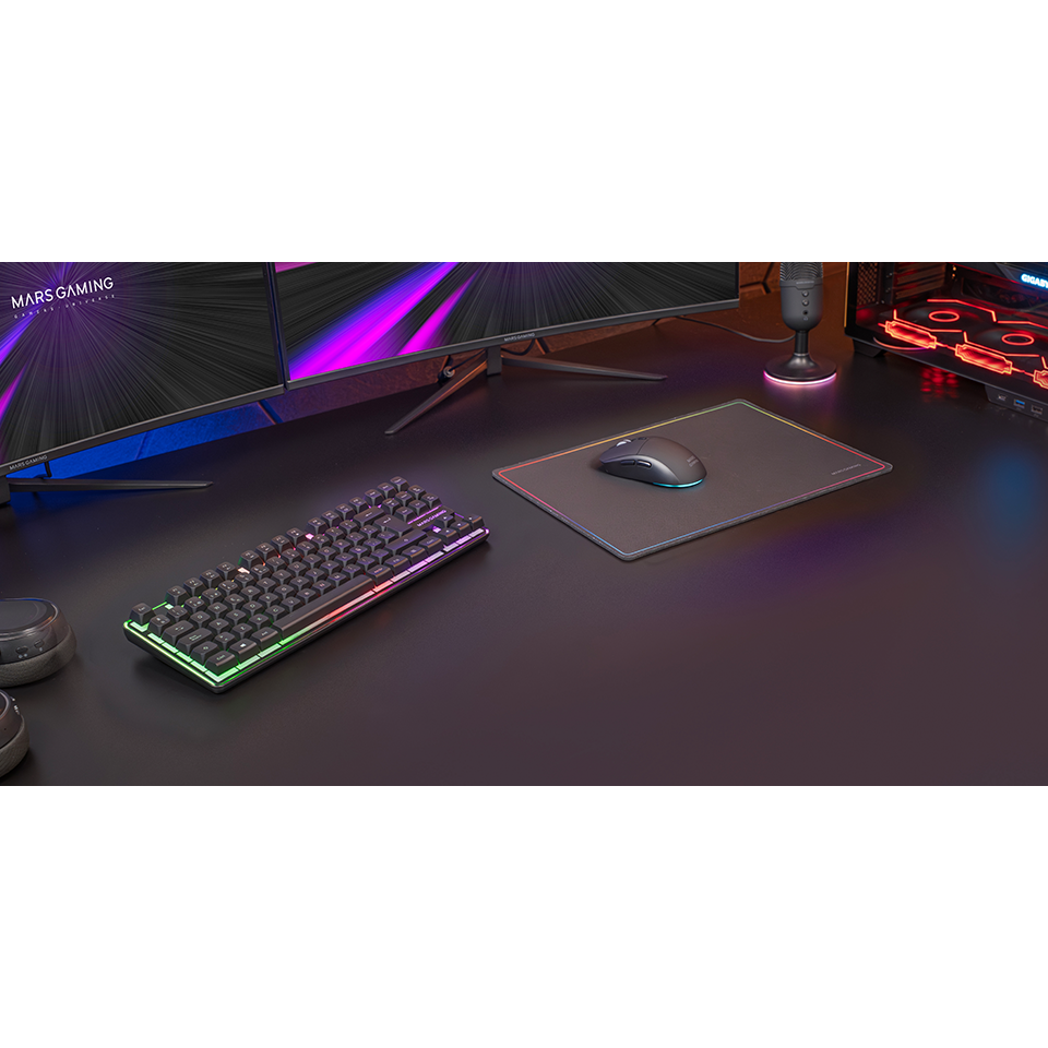 Combo Inalámbrico Gaming 3en1 MCPWTKL | Mars Gaming