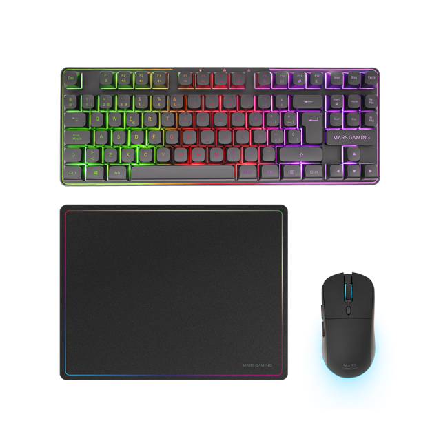 Wireless Combo Gaming 3EN1 MCPWTKL | Mars Gaming