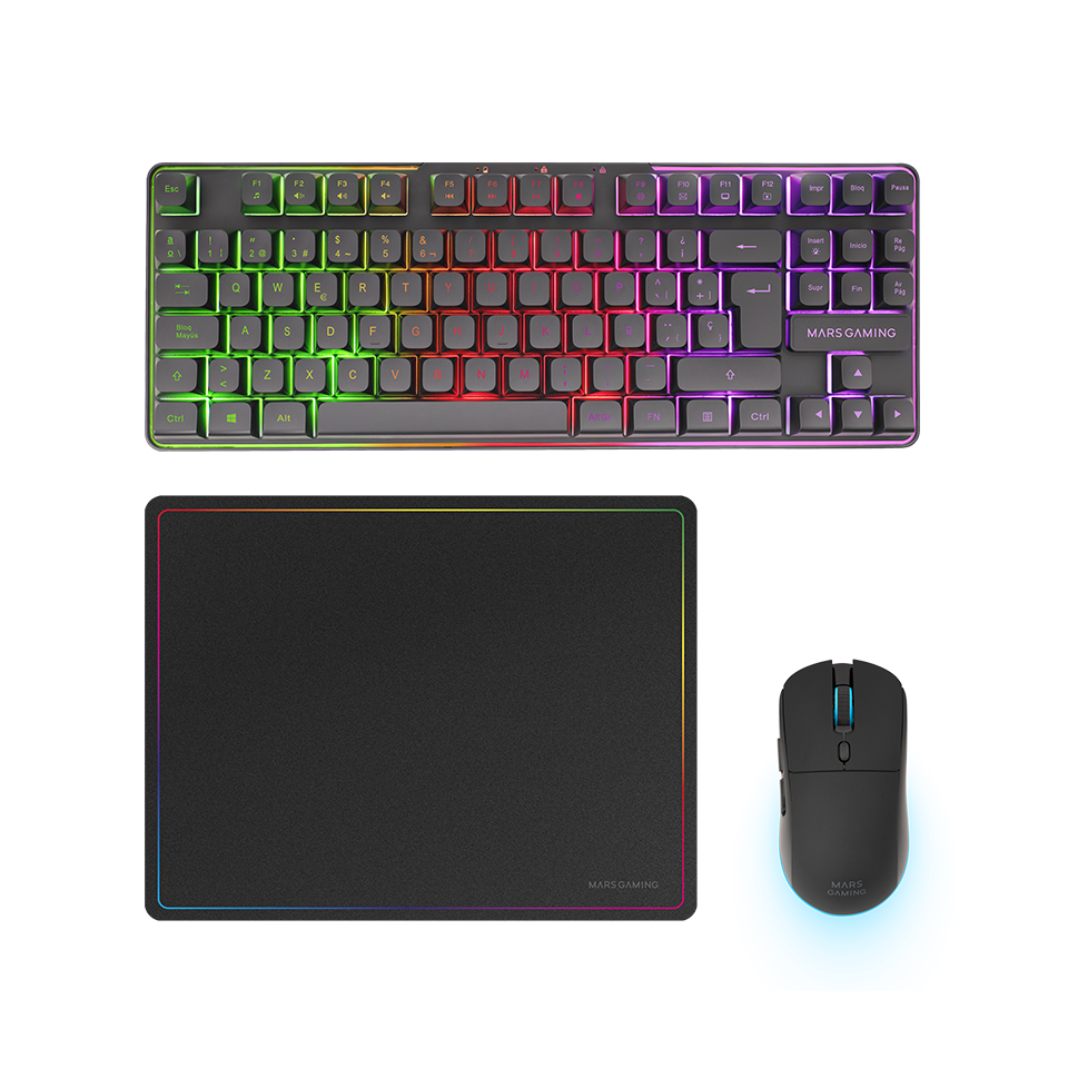 Wireless Combo Gaming 3EN1 MCPWTKL | Mars Gaming