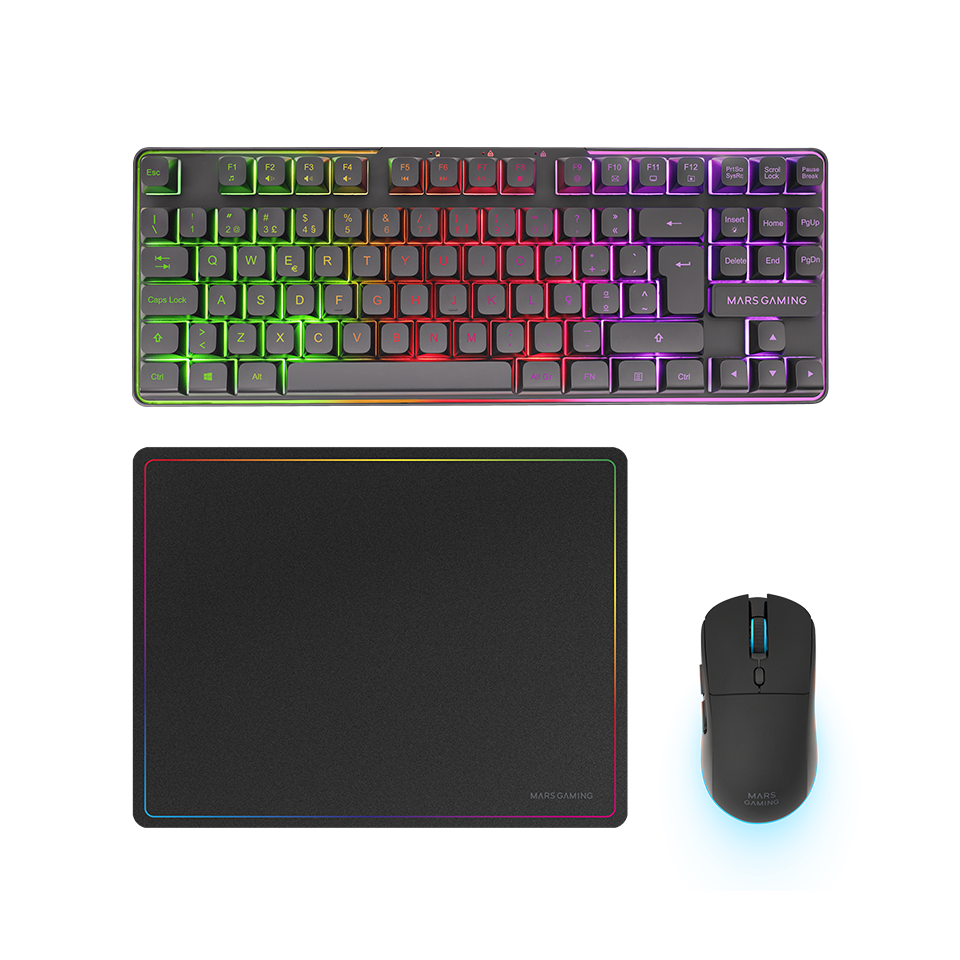 Wireless Combo Gaming 3EN1 MCPWTKL | Mars Gaming