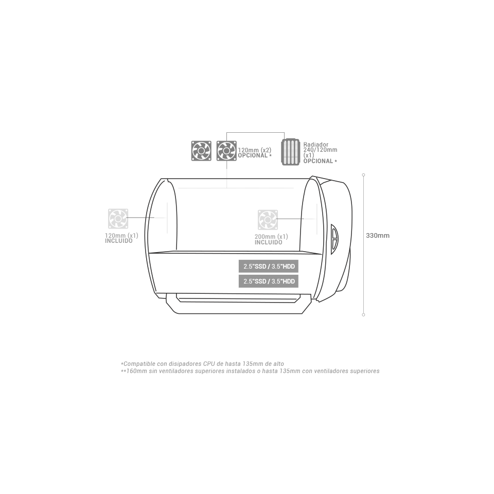 Caja Gaming MC-CYLON | Mars Gaming