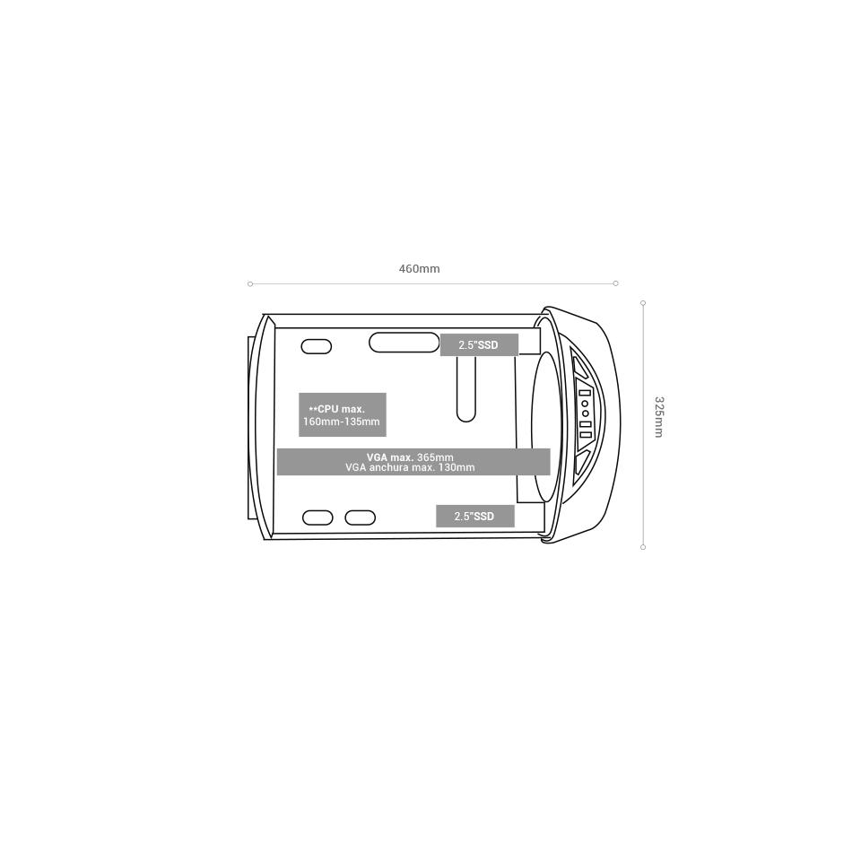 Caja Gaming MC-CYLON | Mars Gaming