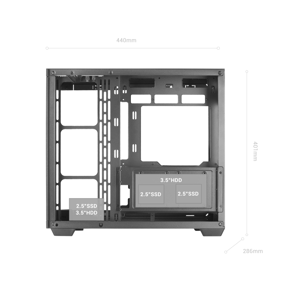 Caja Gaming MC-3TCORELCD | Mars Gaming