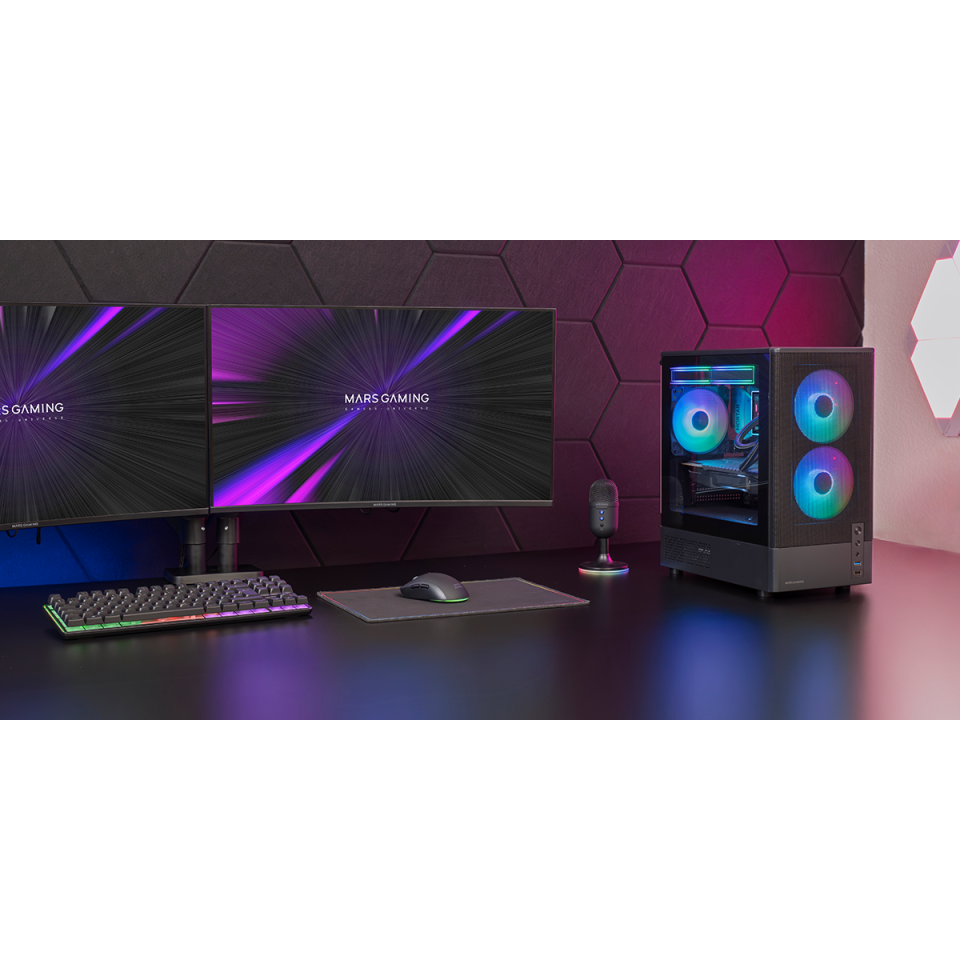 Caja MicroATX MC-ONYX | Mars Gaming