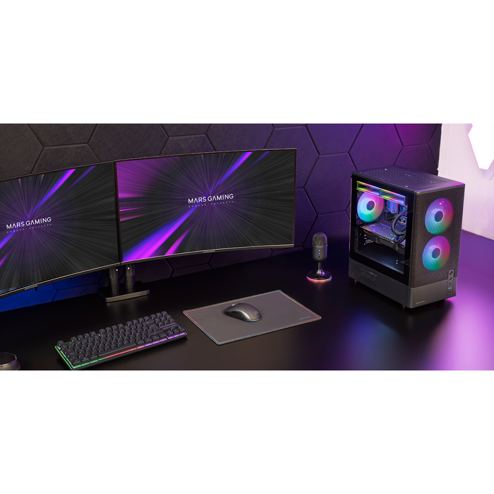 Caja MicroATX MC-ONYX | Mars Gaming