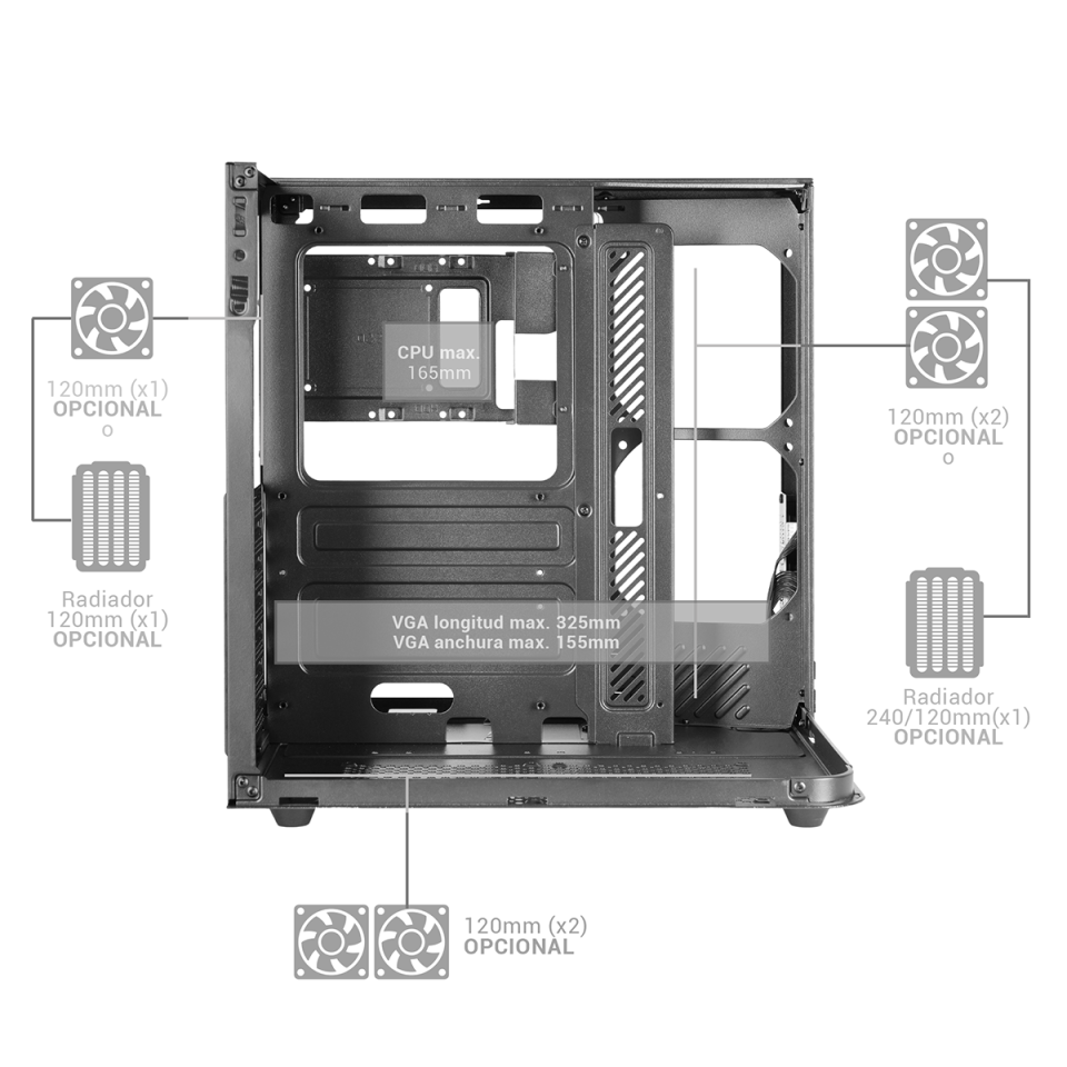 Caja Gaming MC-INFINIOLITE | Mars Gaming